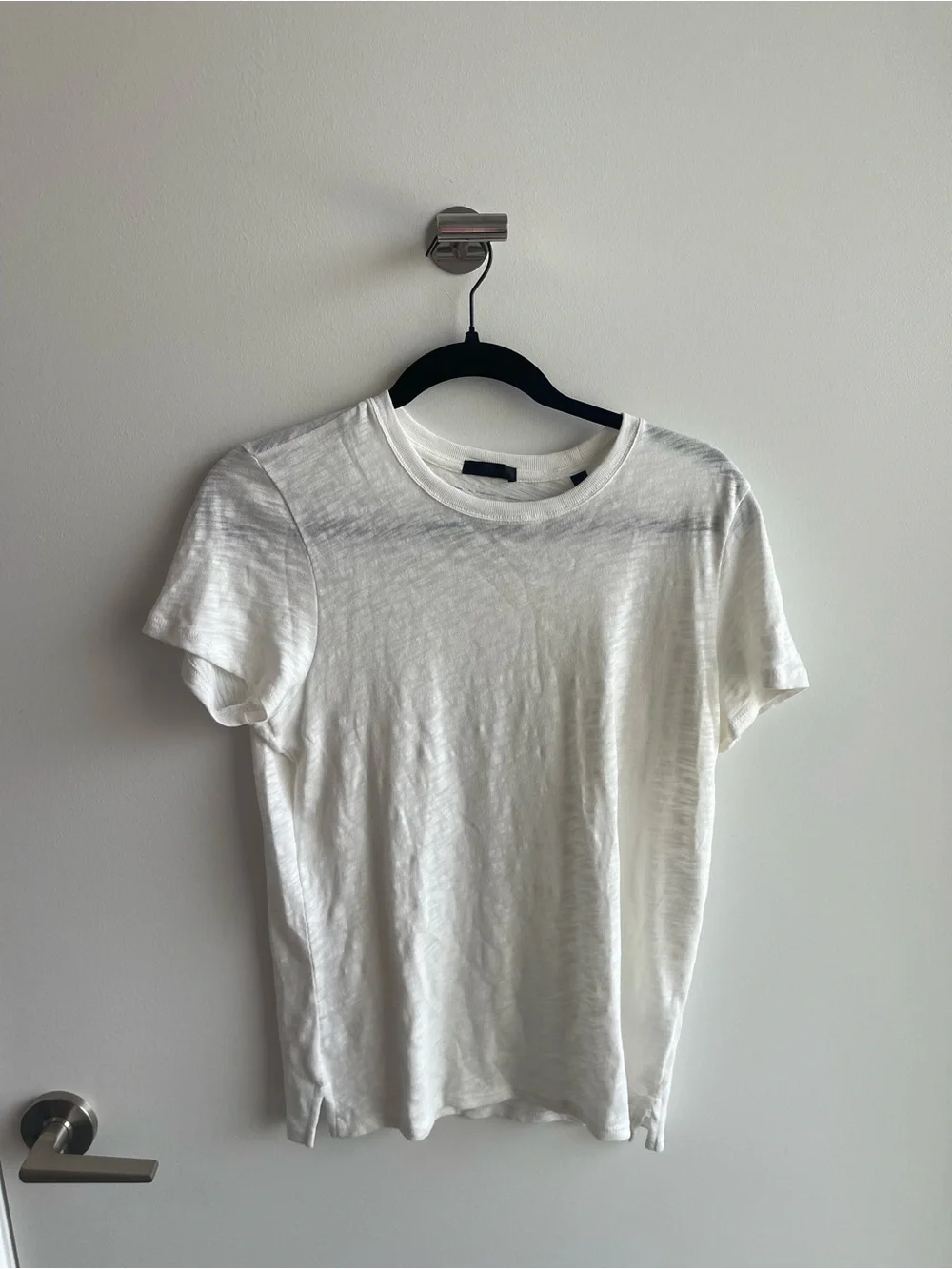 ATM White Crew Neck T-Shirt